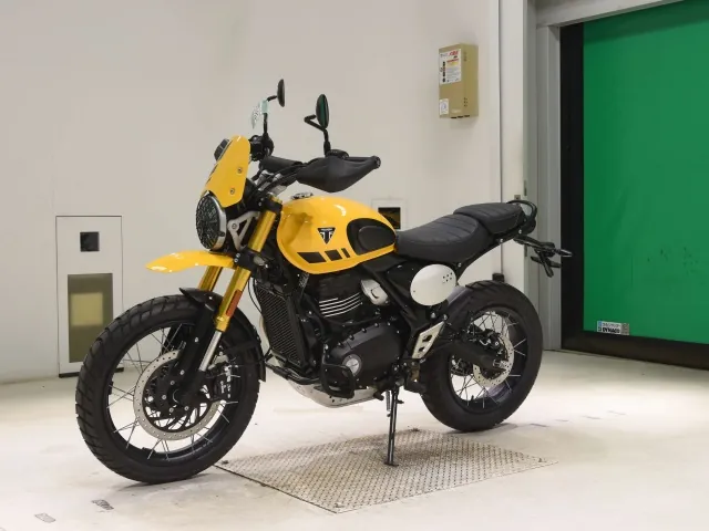 Triumph SCRAMBLER 400XC 2026, black | yellow, фото 4