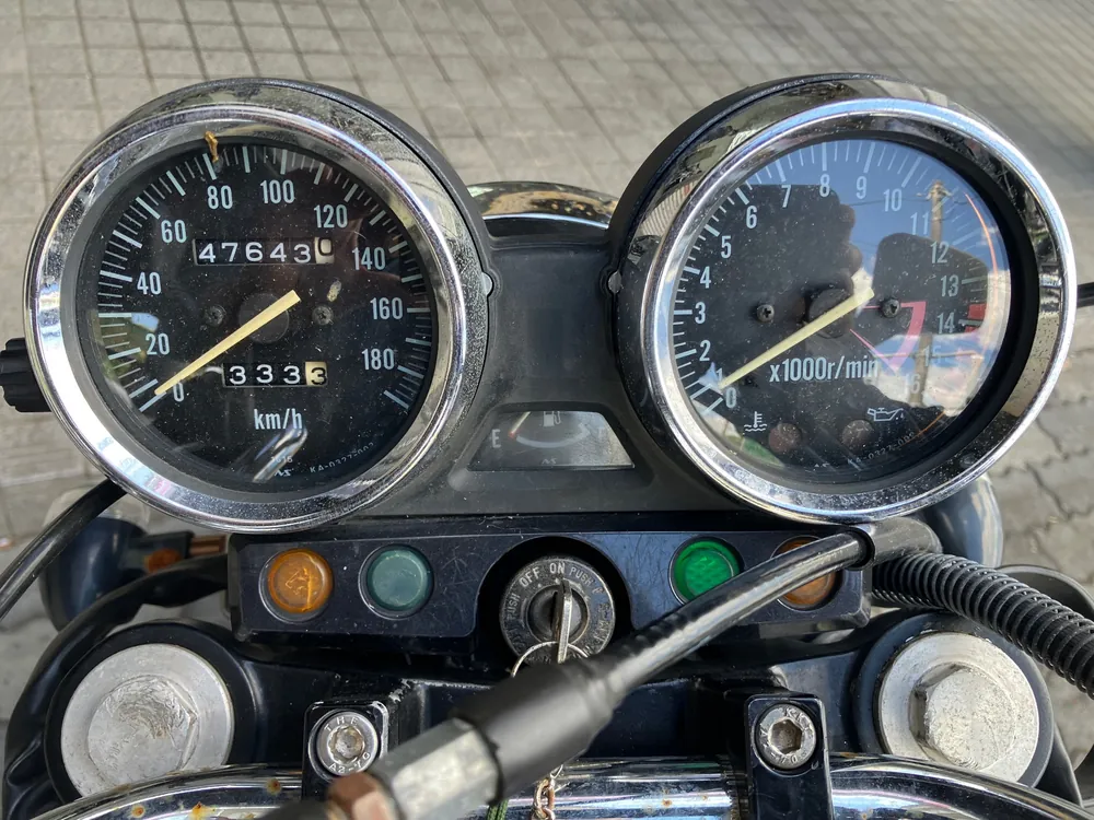 Kawasaki ZRX400-II 1994, синий, фото 3