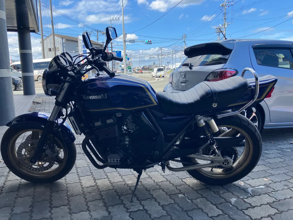 Kawasaki ZRX400-II 1994, синий, фото 4