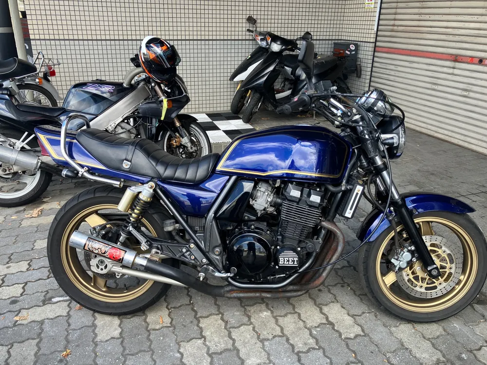 Kawasaki ZRX400-II 1994, синий, фото 5