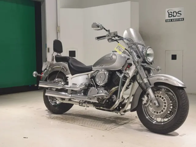 Yamaha Dragstar 1100 2010, чёрный, серебристый, фото 3
