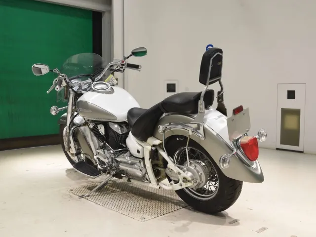 Yamaha Dragstar 1100 2010, чёрный, серебристый, фото 6
