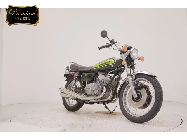 Kawasaki Mach 500SS 1992, зелёный, фото 3