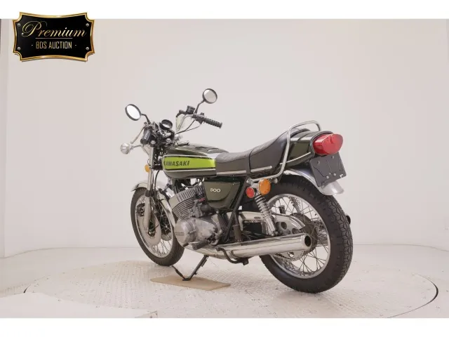 Kawasaki Mach 500SS 1992, зелёный, фото 6