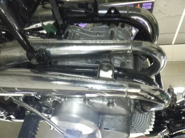 Kawasaki Mach 500SS 1992, зелёный, фото 7