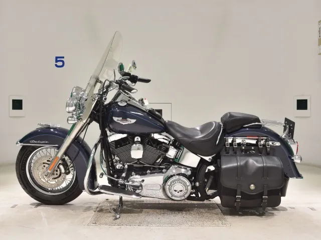 Harley-Davidson FLSTN1580 2007, navy blue, фото 2