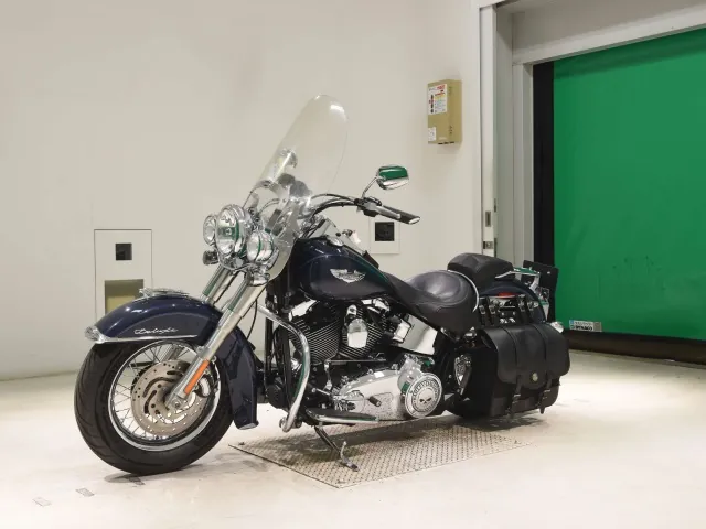 Harley-Davidson FLSTN1580 2007, navy blue, фото 4