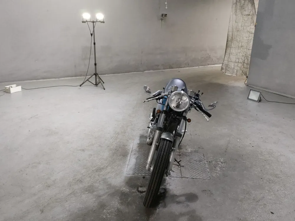 Yamaha SR400 1999, синий, фото 3