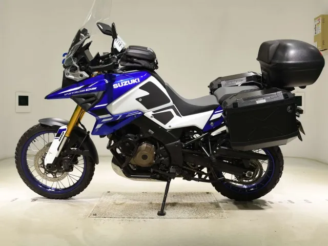 Suzuki V Strom 1050De 2024, белый, синий, фото 2