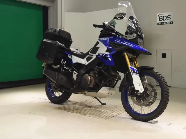 Suzuki V Strom 1050De 2024, белый, синий, фото 3