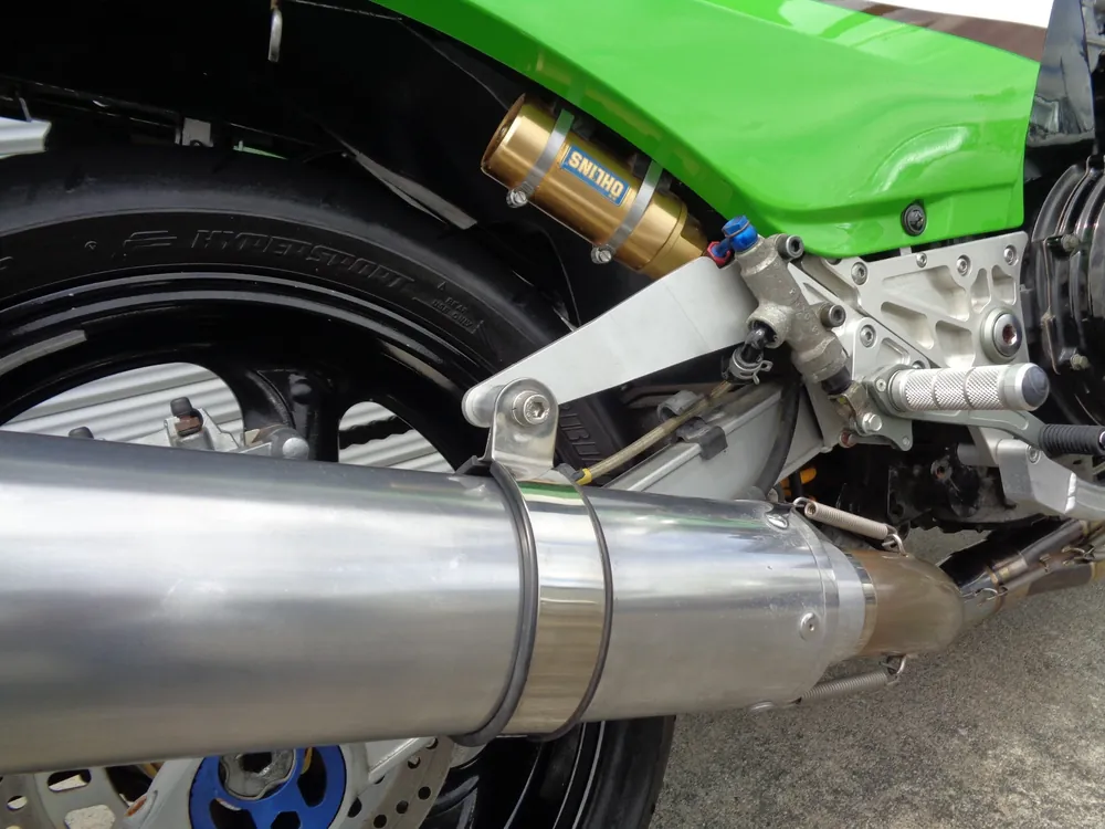 Kawasaki GPZ900R Ninja 1998, lime / white, фото 15
