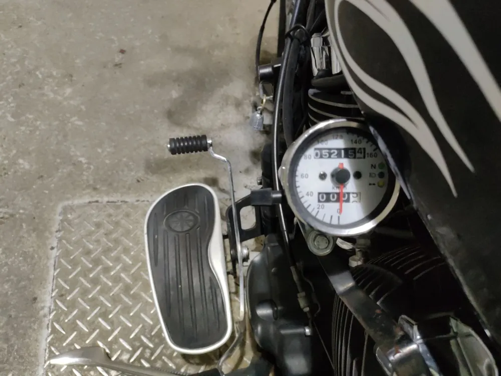 Yamaha Drag Star 400 Classic 2008, чёрный, фото 5