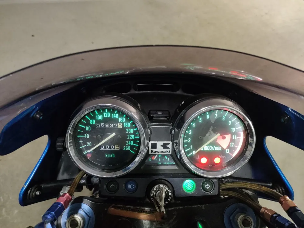Kawasaki ZRX1100 2000, синий, фото 5