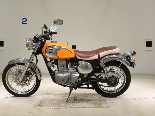 Kawasaki Estrella, оранжевый, фото 2
