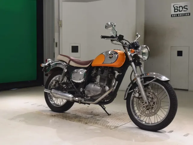 Kawasaki Estrella, оранжевый, фото 3