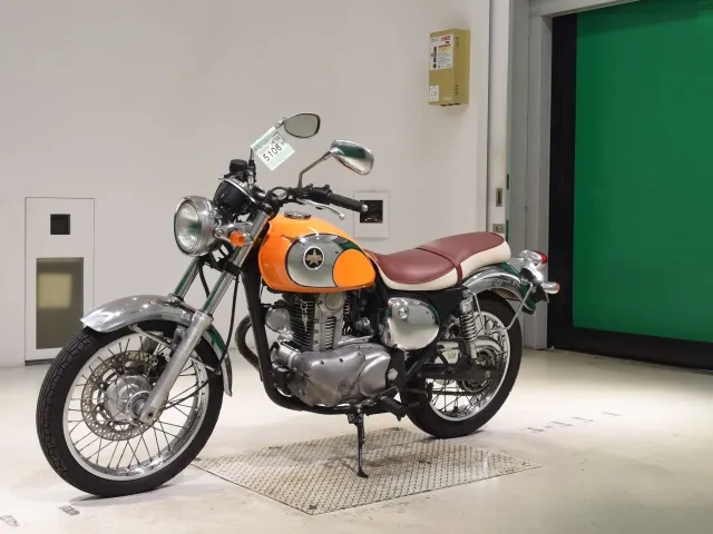 Kawasaki Estrella, оранжевый, фото 4