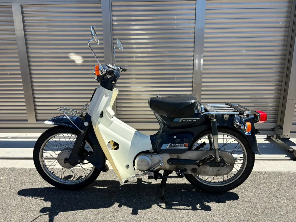 Honda Super Cub, white / navy blue, фото 2