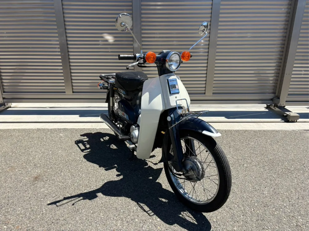 Honda Super Cub, white / navy blue, фото 4