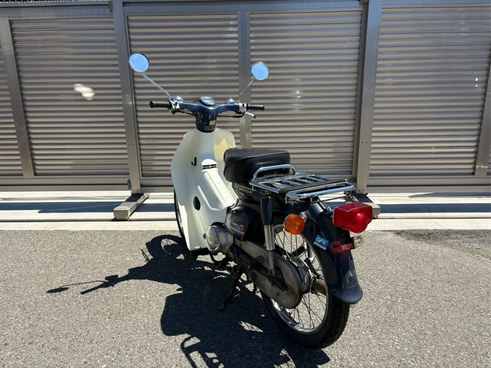 Honda Super Cub, white / navy blue, фото 5
