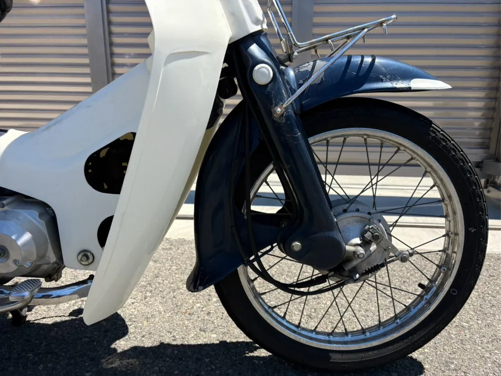 Honda Super Cub, white / navy blue, фото 7
