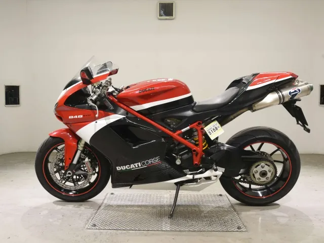 Ducati 848EVO 2012, white | red | black, фото 2