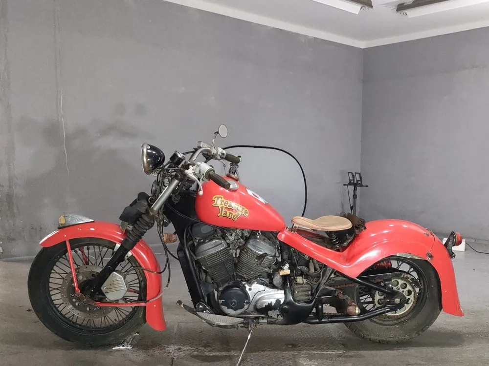 Honda Steed 400 1988, красный, фото 2