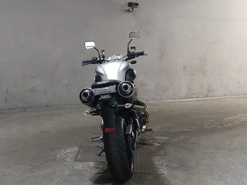 Yamaha MT-01 2005, серебристый, синий, фото 4