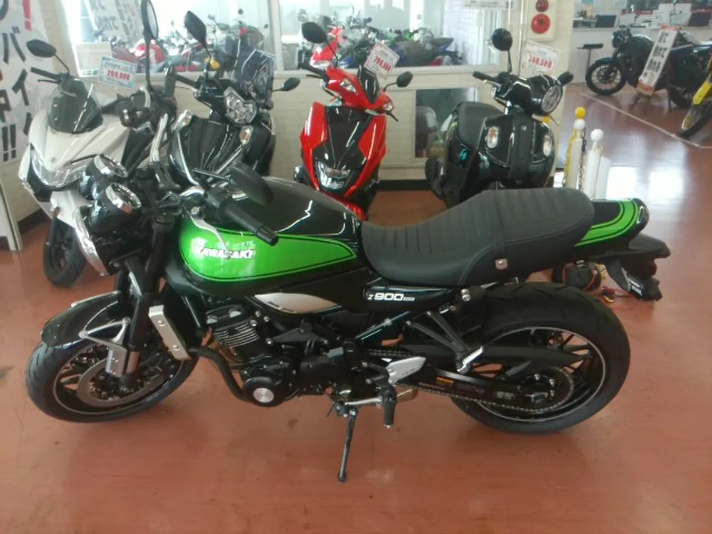Kawasaki Z900RS 2024, black/green, фото 2