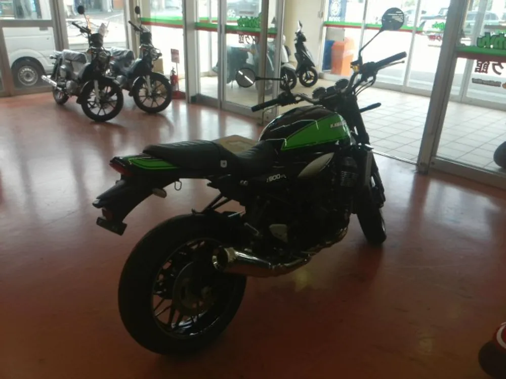 Kawasaki Z900RS 2024, black/green, фото 5