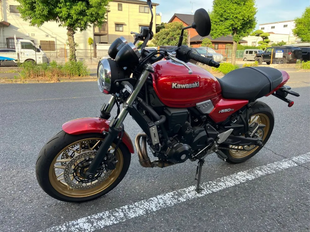 Kawasaki Z650RS 2025, w red, фото 2