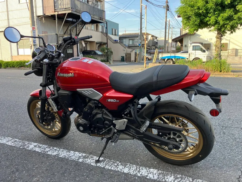 Kawasaki Z650RS 2025, w red, фото 3