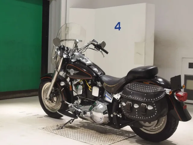 Harley-Davidson FLSTF1340 1995, чёрный, фото 6