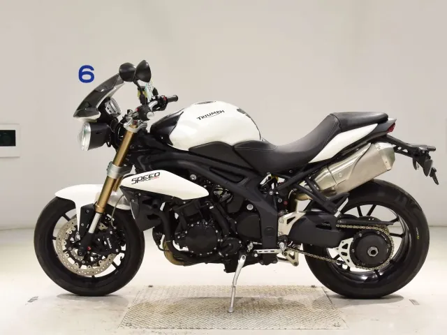 Triumph Speed Triple 2013, белый, фото 2
