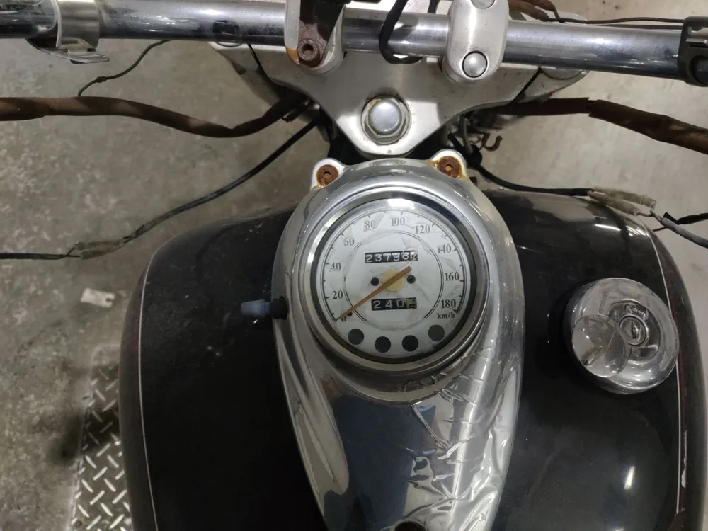 Yamaha Drag Star 2000, чёрный, фото 5
