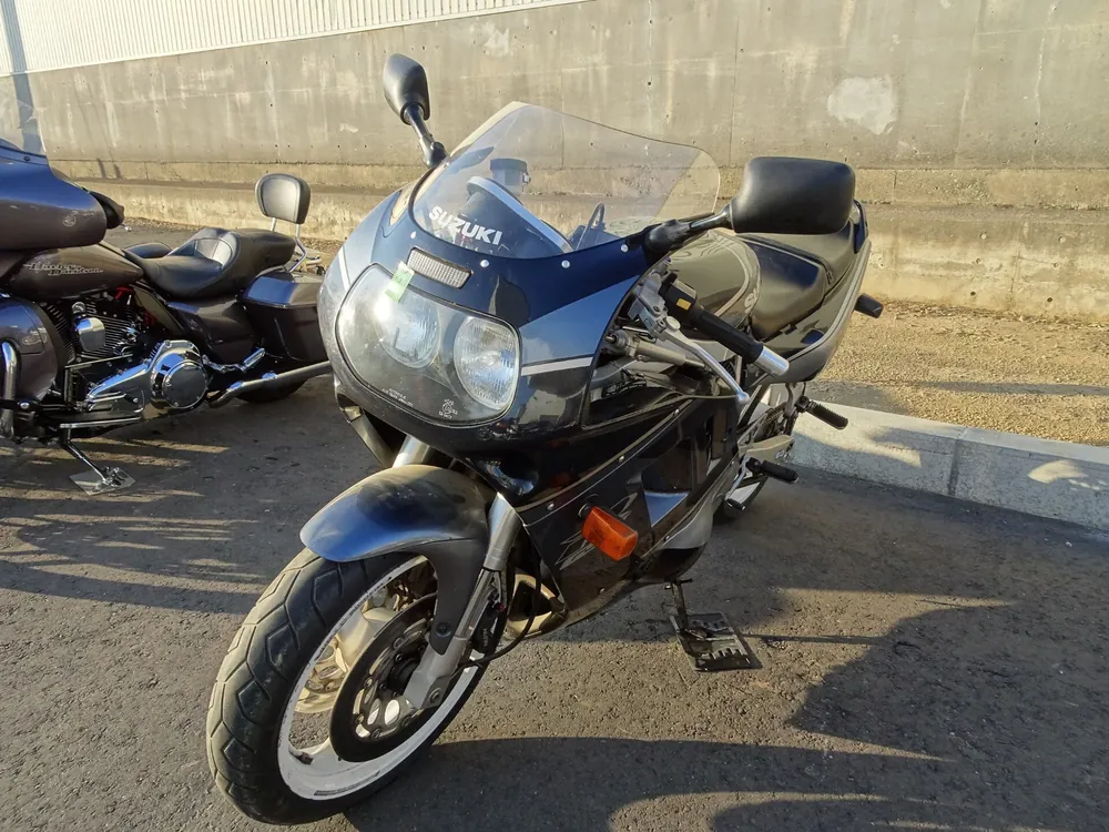 Suzuki GSX-R1100 1991, серый, чёрный, фото 4