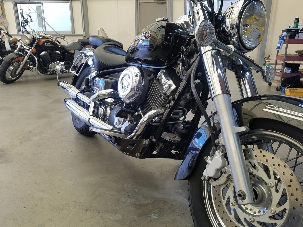Yamaha Drag Star 400 Classic 2008, чёрный, фото 7