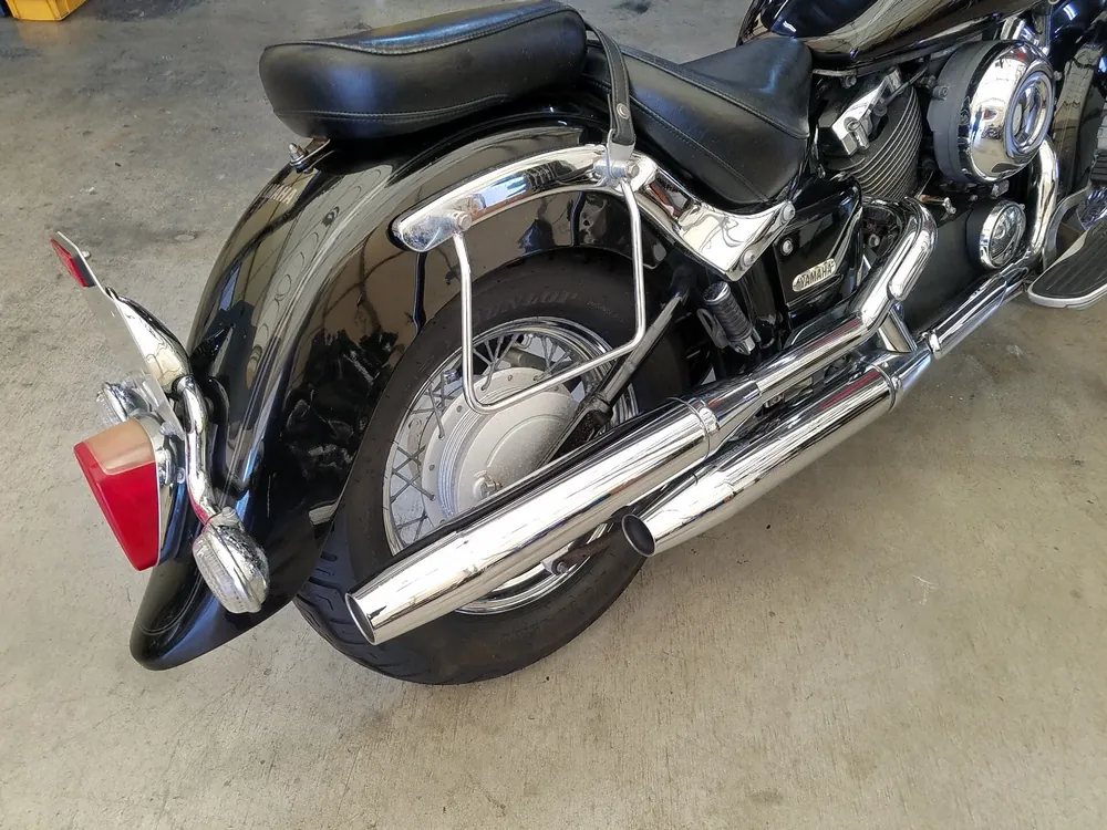 Yamaha Drag Star 400 Classic 2008, чёрный, фото 9