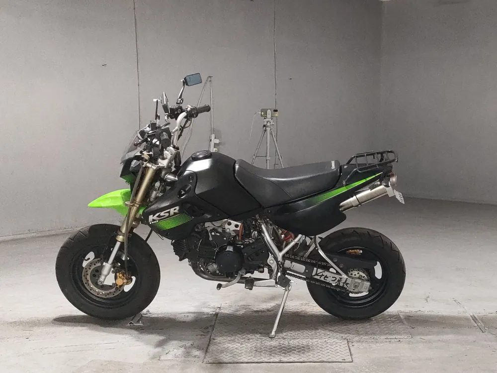 Kawasaki KSR110, black / green, фото 2