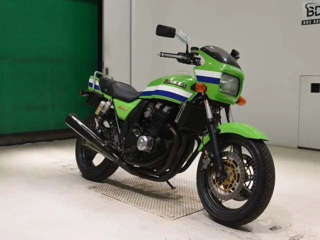 Kawasaki ZRX400-II 1994, зелёный, фото 3