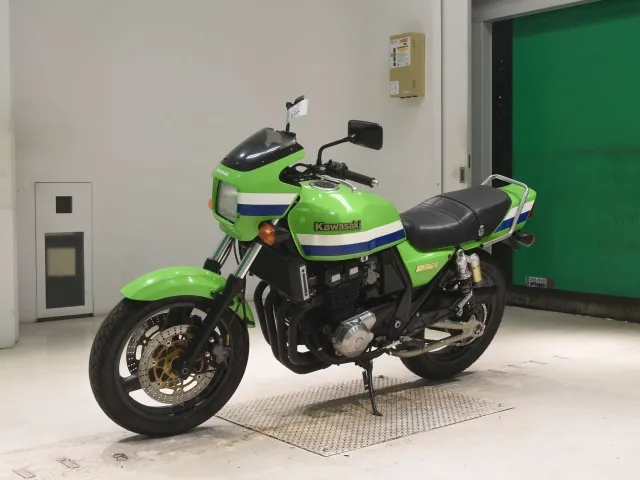 Kawasaki ZRX400-II 1994, зелёный, фото 4