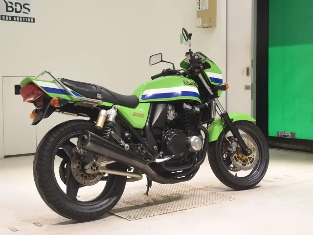 Kawasaki ZRX400-II 1994, зелёный, фото 5