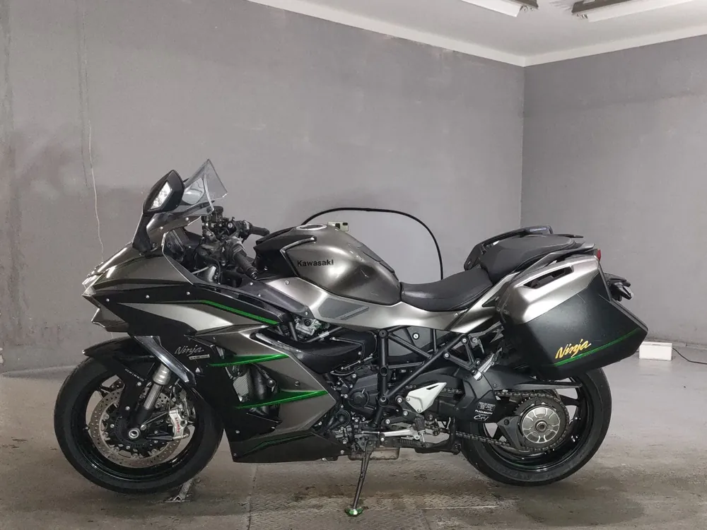 Kawasaki Ninja H2 SX 2019, black/gray, фото 2