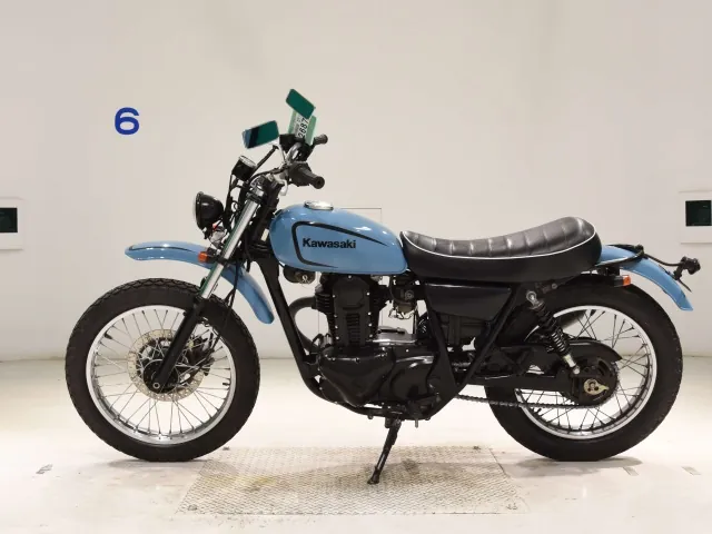 Kawasaki 250TR BJ250F, black | blue, фото 2