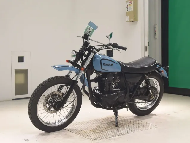 Kawasaki 250TR BJ250F, black | blue, фото 4