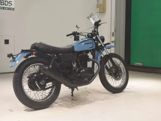 Kawasaki 250TR BJ250F, black | blue, фото 5