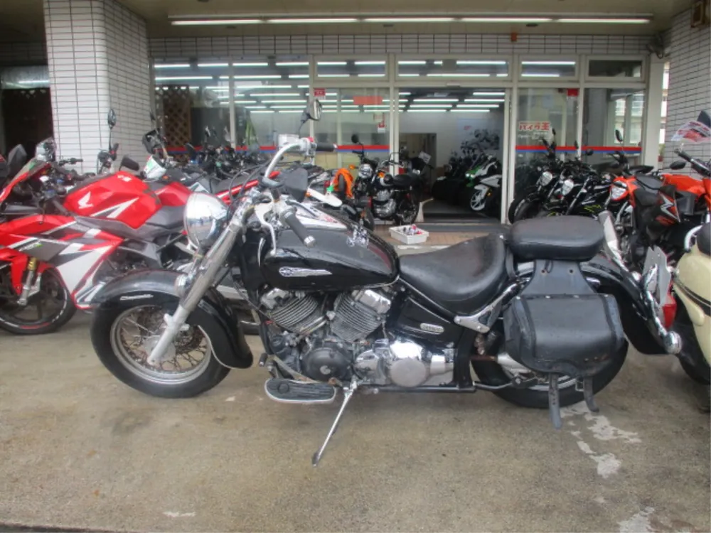 Yamaha Drag Star 400 Classic 2008, чёрный, фото 4