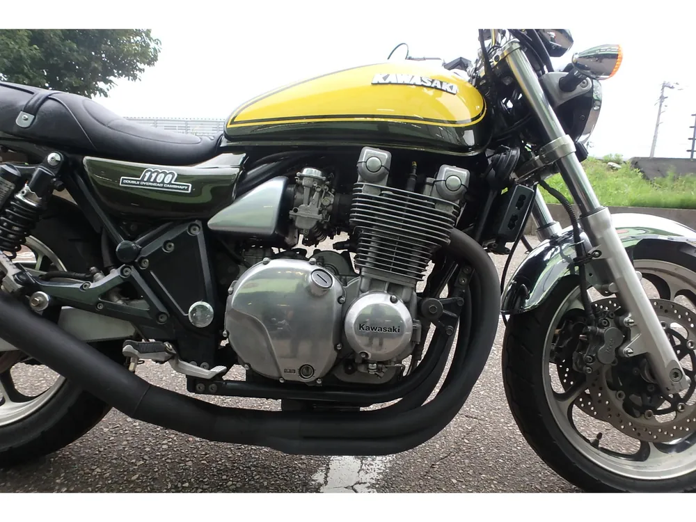 Kawasaki ZRX1100 1992, green / yellow, фото 5