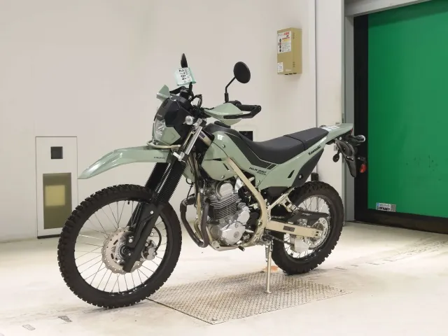 Kawasaki KLX230 Sherpa, зелёный, фото 4