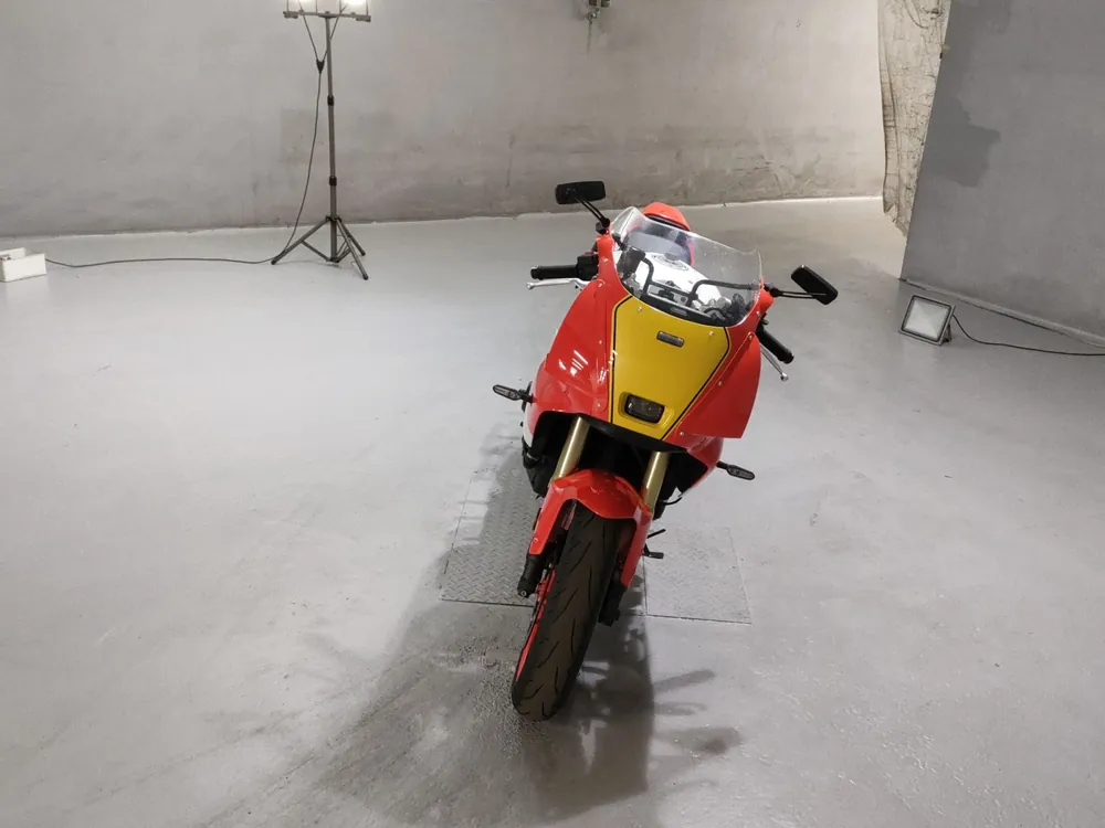 Yamaha Xsr900-2 2024, white / orange, фото 3
