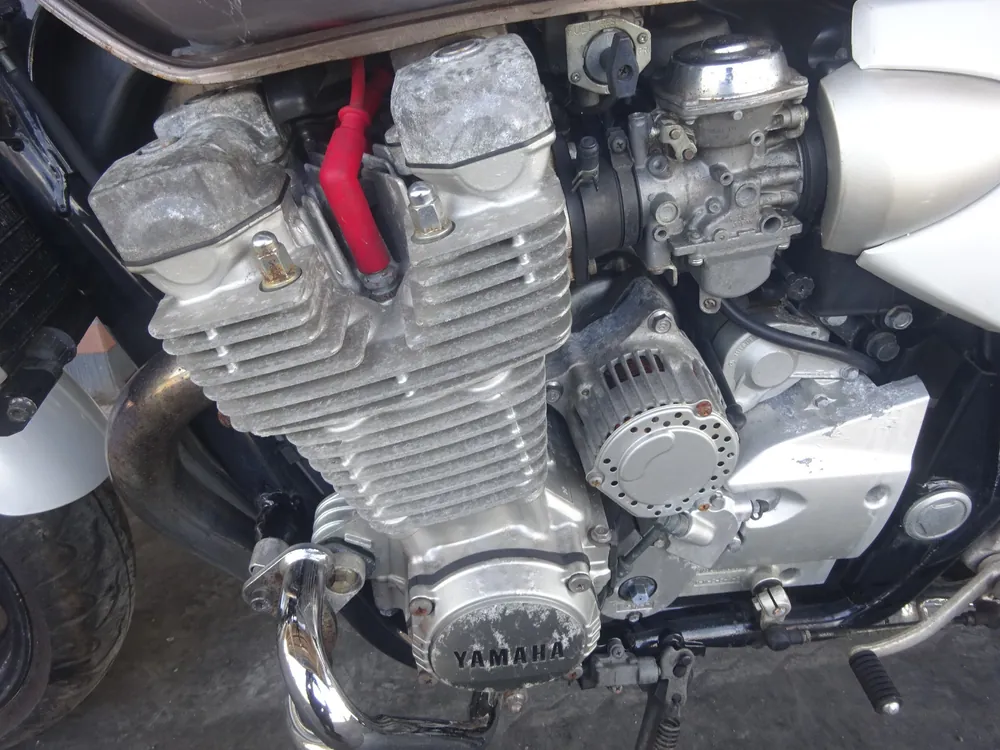 Yamaha XJR1300 1998, белый, серебристый, фото 12